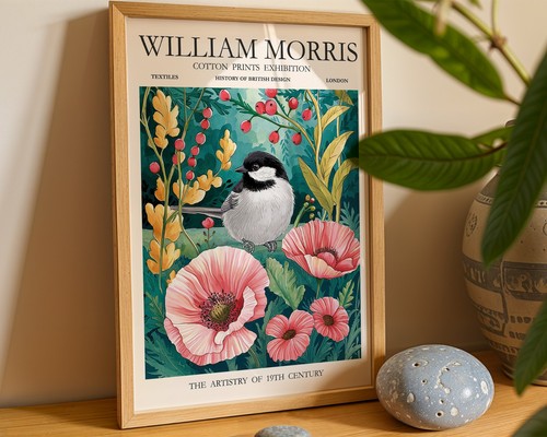 William morris bird and - morris, floral