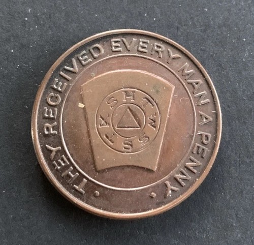 Masonic token they received - token.,
