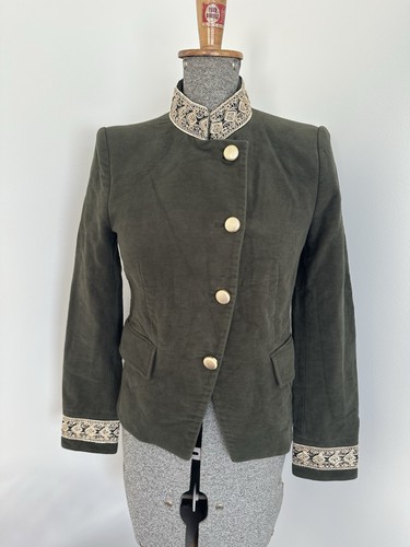 Zara olive green velvet - olive,
