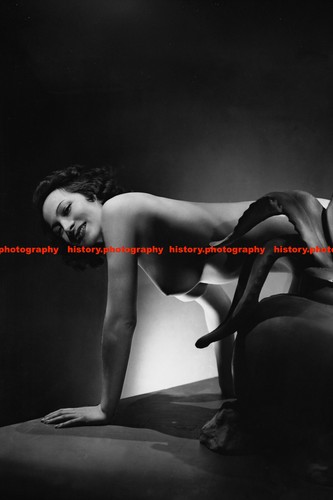 F022418 vintage nude art - f022418,