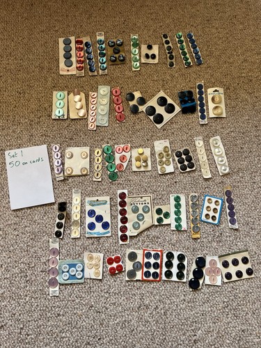 Sets vintage buttons - sets,