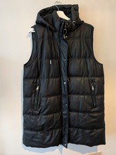 Zara Faux Leather Gilet Size