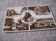 POSTCARD -- BEST OF LUCK FROM HAWICK, ROXBURGHSHIRE