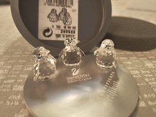 Swarovski Crystal Penguin Trio