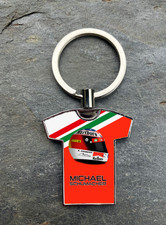 Michael Schumacher Keyring Helmet 1999-2004 F1 Hand Drawn Digital Artwork