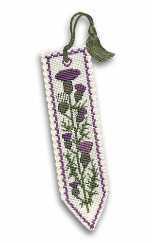 Scottish thistle bookmark - scottish,