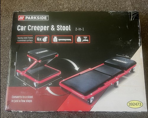 Car creeper and - car, stool