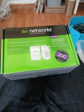  Networks Powerline 200 Home Network Adaptors, 2-Pack