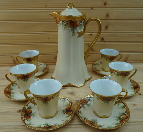 Haviland limoges pinecones - haviland,