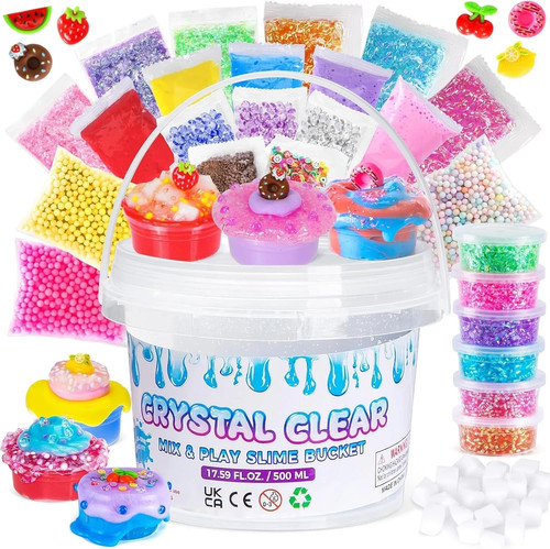 Pcs crystal slime 500ml - pcs,