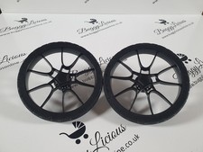 Pair Baby Jogger City Select LUX Pushchair Back Rear Wheels Replacement Part