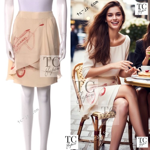 Chanel 04s beige neutral - neutral, silk