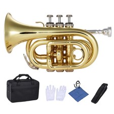 Mini Pocket Bb Flat Trumpet