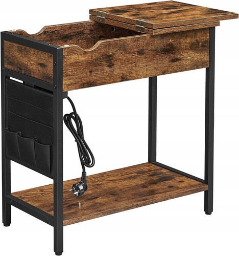 Side table let311b01 rustic - side,