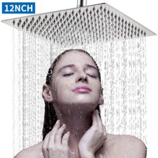 12" Square Shower Head Chrome