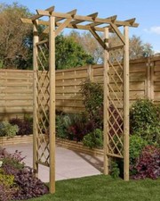Wooden Garden Archway