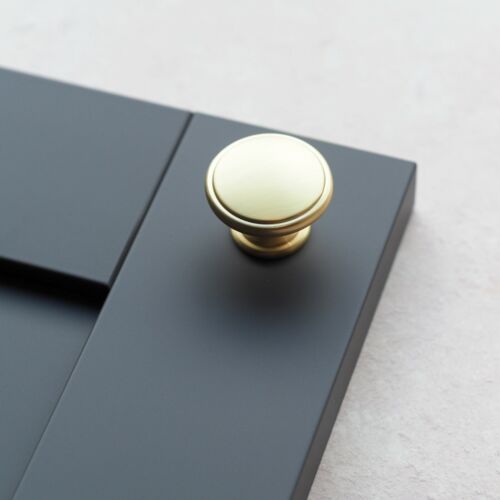 Brass kitchen cupboard handle - brass,