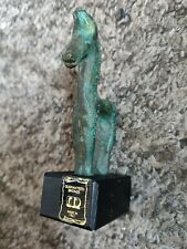 Sculpture Statue Bronze Weathered Horse On Base / Made in Italy /Size H/W 10/5cm