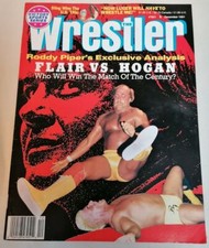 MAGAZINE - The Wrestler Dec 1991 Flair Vs Hogan Rowdy Roddy Pipers Analysis WWF 