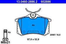 13.0460-2886.2 BRAKE PAD SET