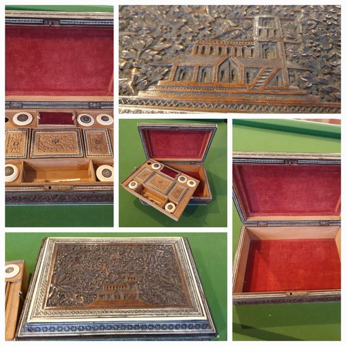 Antique anglo indian sewing - antique,