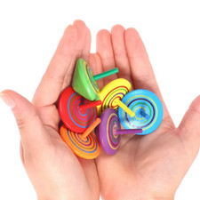 10-30Pcs Fun Wooden Spinning