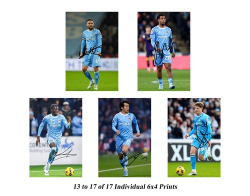 Coventry city set - coventry, autograph