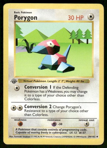 Pokemon cards porygon - cards, 39/102