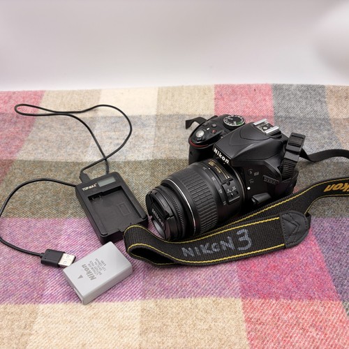 Nikon d3300 dslr 55mm - d3300,