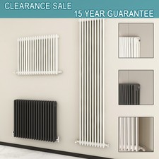 Traditional 2 3 Column Radiator Vertical Horizontal Heating Cast Iron Style UK