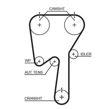 5509XS GATES TIMING BELT FOR