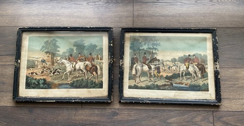 Fox hunting prints - fox,