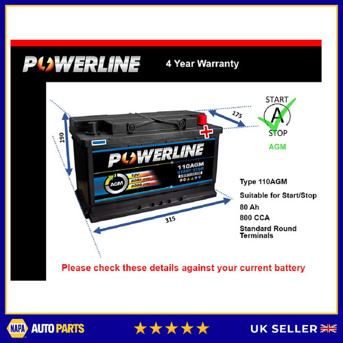 Agm car battery 110agm - battery,