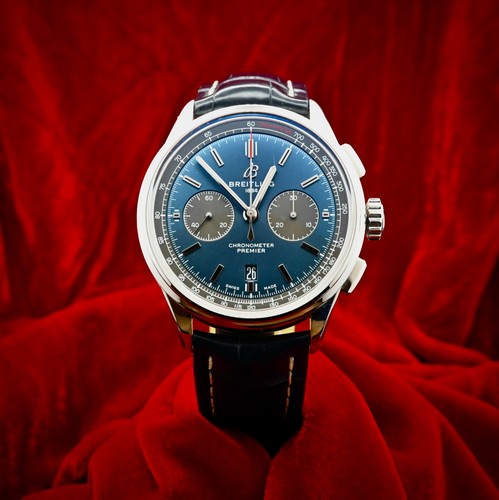 Breitling premier blue - premier, dial