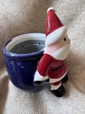 Santa Blue Ceramic Pot, fill