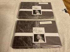 KYLIE MINOGUE LORENTO BEDDING 2 SQUARE PILLOWCASES NEW UNUSED