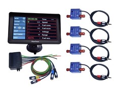 7 inch Wireless Fuel Computer Flowtrecs Android BT DUO DIESEL Boat Flow Meter