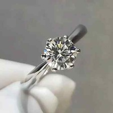 1.85Ct Round Cut Lab Created