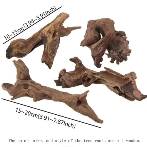Aquarium wood root - wood, fish