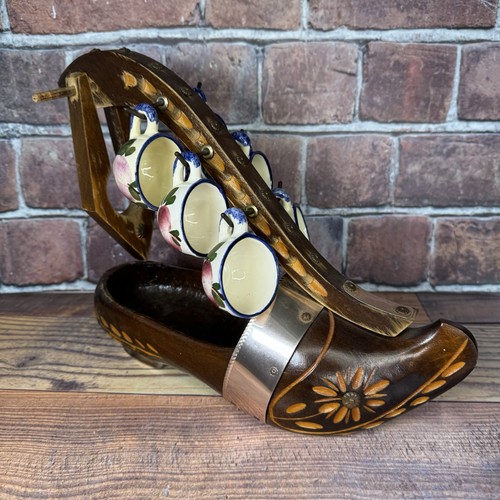 Vintage dutch clog wine - dutch,
