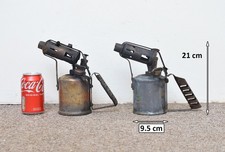 2x Antique Vintage Brass Blow