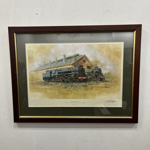 Framed signed david shepherd - framed,