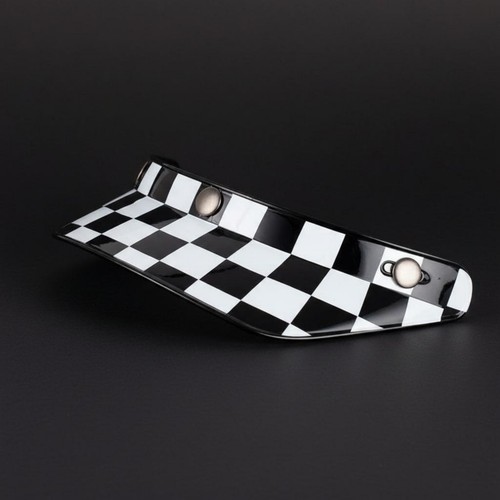 Snap helmet visor - visor, curved