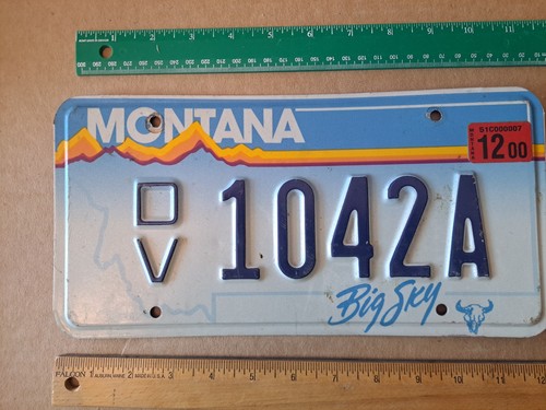 License plate montana - plate,,