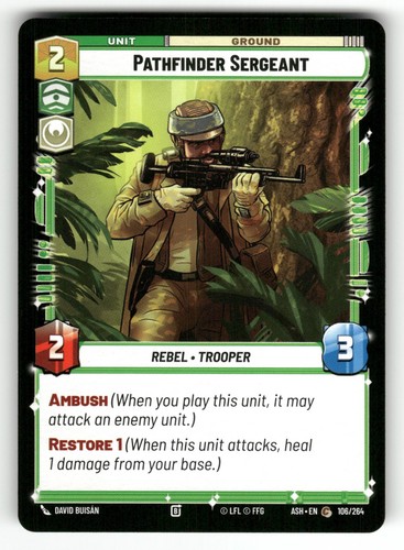 Pathfinder sergeant ash star - ash,
