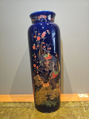 Vintage kutani style cobalt - kutani,