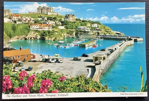 Newquay the harbour towan - the,