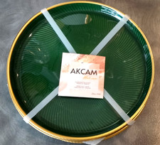 Pretty Set of 4 ~ Green Glass