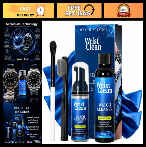 Deluxe watch cleaning kit - cleaning,