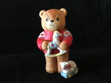 Lucy & Me Bear Toy Rocking Horse & Lamb Enesco 1984 Lucy Rigg